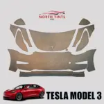 2017–2023 Tesla Model 3 PPF Precut Partial Front – Paint Protection Film