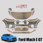 2021–2026 Ford Mustang Mach-E GT PPF Precut Partial Front – Paint Protection Film