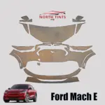 2021–2026 Ford Mustang Mach-E PPF Precut Partial Front – Paint Protection Film