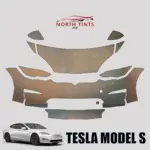 2022–2024 Tesla Model S PPF Precut Partial Front – Paint Protection Film