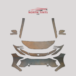 Toyota bz4x 2023–2025 Precut Paint Protection Film - Partial Front