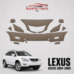 2004–2009 Lexus RX350 partial front precut paint protection film kit