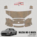 2016–2025 Mazda MX-5 Miata vehicle-specific partial front precut paint protection film kit