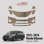 2021–2024 Honda Odyssey vehicle-specific partial front precut paint protection film kit