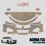 2024-2025 Acura TLX Type S partial front precut paint protection film kit