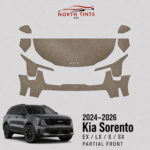 2024–2026 Kia Sorento EX LX S SX partial front precut paint protection film kit