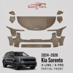 2024–2026 Kia Sorento X-Line X-Pro partial front precut paint protection film kit