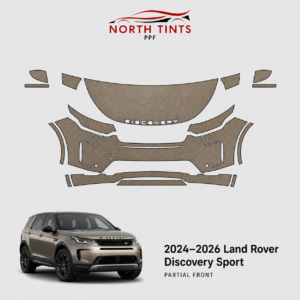 2024–2026 Land Rover Discovery Sport vehicle-specific partial front precut paint protection film kit