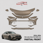 Mercedes Benz CLE Coupe 2024–2026 Precut Paint Protection Film - Partial Front