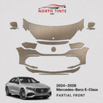 Mercedes Benz E Class 2024–2026 Precut Paint Protection Film - Partial Front