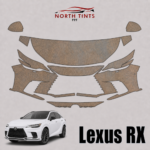 2025–2026 Lexus RX 350 F SPORT and RX 500h partial-front precut paint protection film kit